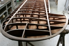 Détail intérieur de l'aile avant recouvrement